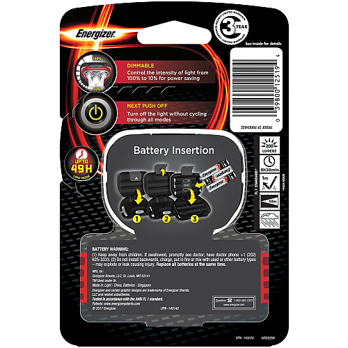 Energizer Vision HD LED Headlamp (HDB32ECT)
