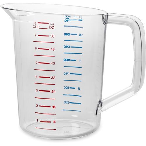 Rubbermaid Commercial Bouncer 2-quart Measuring Cup (3217CLECT)