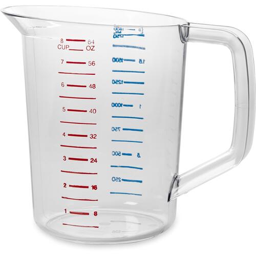 Rubbermaid Commercial Bouncer 2-quart Measuring Cup (3217CLECT)