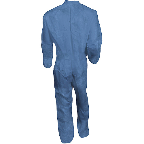 Kleenguard A60 Coveralls - Zipper Front, Storm Flap, Elastic Back, Wrists & Ankles (45004)