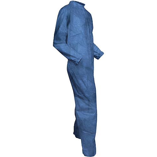 Kleenguard A60 Coveralls - Zipper Front, Storm Flap, Elastic Back, Wrists & Ankles (45004)