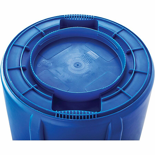Rubbermaid Commercial Brute 44-Gallon Vented Recycling Containers (264307BLUCT)