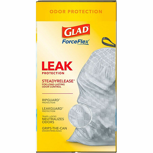 Glad ForceFlex Tall Kitchen Drawstring Trash Bags (78563)