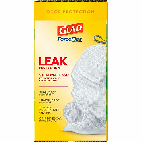 Glad ForceFlex Tall Kitchen Drawstring Trash Bags (79114)