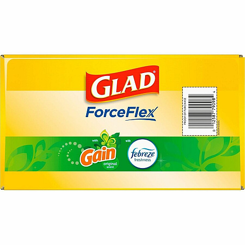 Glad ForceFlex Tall Kitchen Drawstring Trash Bags (79114)