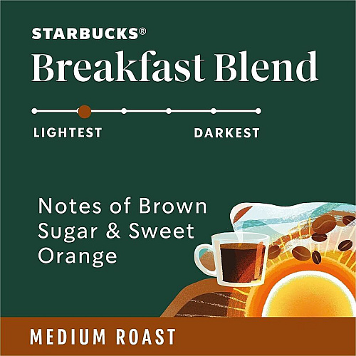 Starbucks K-Cup Breakfast Blend Coffee (12433992)