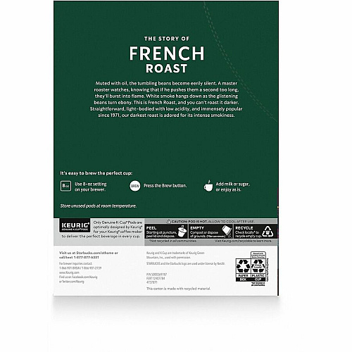 Starbucks K-Cup French Roast Coffee (12434813)