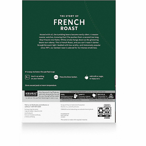 Starbucks K-Cup French Roast Coffee (12434813)