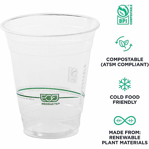 Eco-Products 12 oz GreenStripe Cold Cups (EPCC12GSACT)