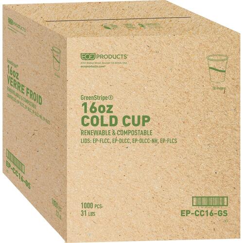 Eco-Products GreenStripe Cold Cups (EPCC16GSAPK)