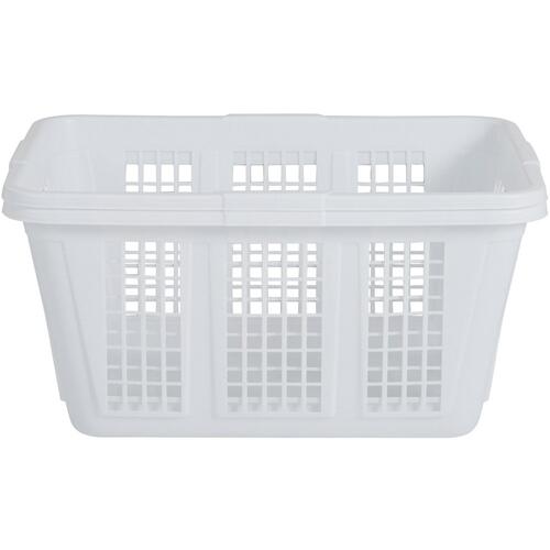 Rubbermaid Plastic Laundry Basket (296585WHI)