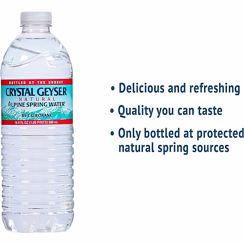 Crystal Geyser Natural Alpine Spring Water (35001)