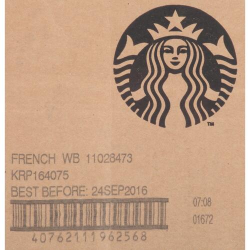 Starbucks French Roast Whole Bean Coffee (12421004)