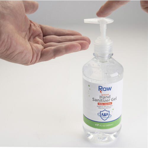 Raw Instant Hand Sanitizer Gel (ROHSCUST5V2)