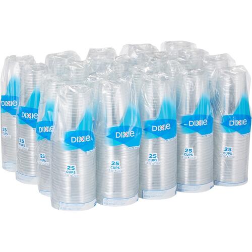 Dixie Clear Plastic Cold Cups (CPET12DXCT)