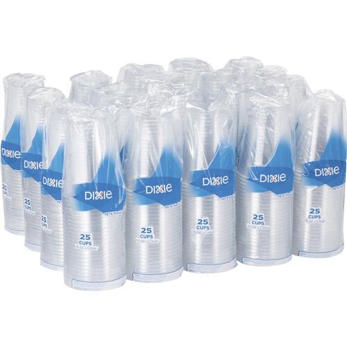 Dixie Clear Plastic Cold Cups (CPET16DXCT)
