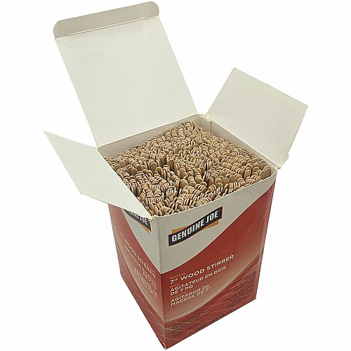 Genuine Joe Wooden Stirrers (03168)