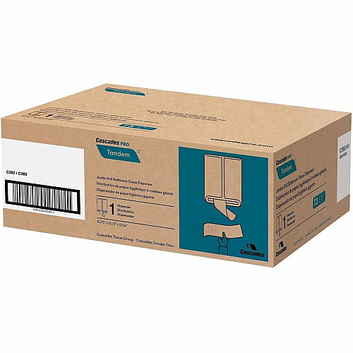 Cascades PRO Tandem Jumbo Toilet Paper Dispenser, Single Roll (C382)