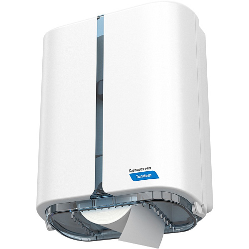 Cascades PRO Tandem Jumbo Toilet Paper Dispenser, Single Roll (C382) (C383)