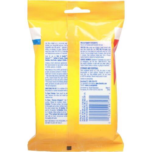LYSOL Brand LYSOL Brand To Go Disinfecting Wipes in Flatpacks (99717)