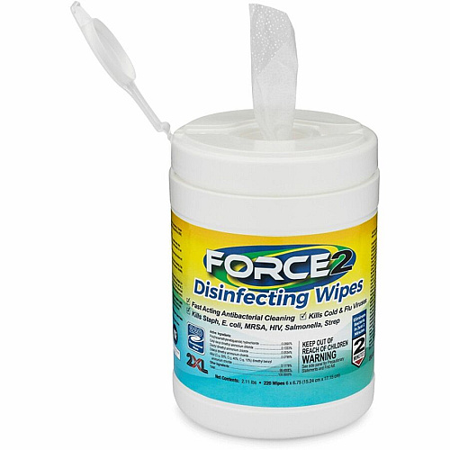 2XL FORCE2 Disinfecting Wipes (407CT)