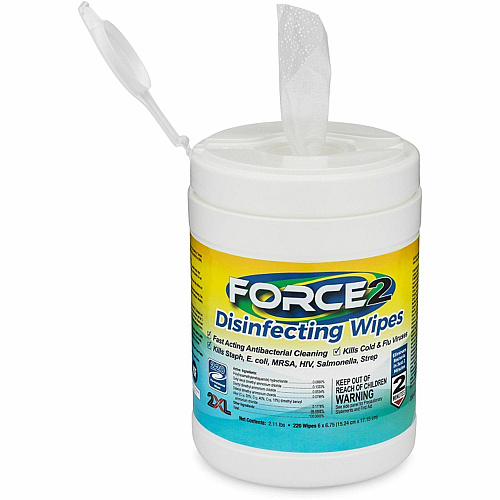 2XL FORCE2 Disinfecting Wipes (407CT)