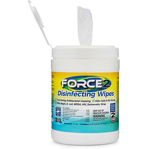 2XL FORCE2 Disinfecting Wipes (407CT)