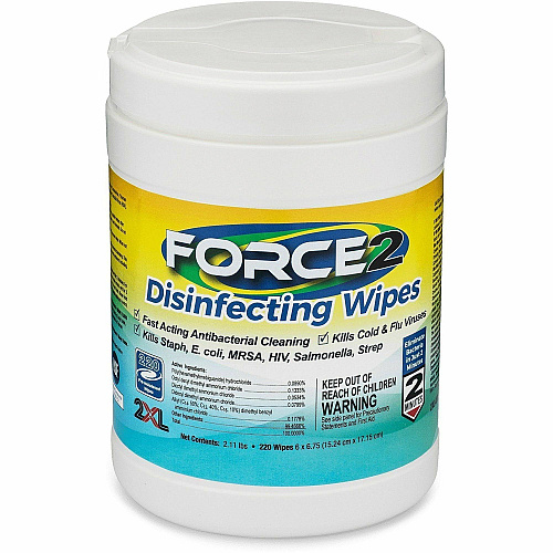 2XL FORCE2 Disinfecting Wipes (407CT)