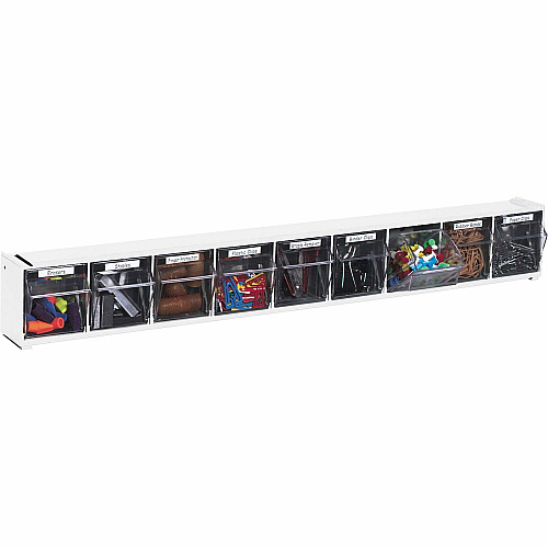 deflecto Tilt Bin Interlocking Multi-Bin Storage Organizer (20903)
