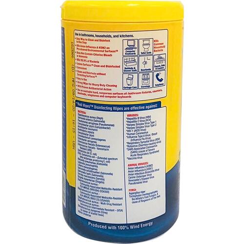 U.S. Nonwovens Disinfecting Redi Wipes (REDIW136)