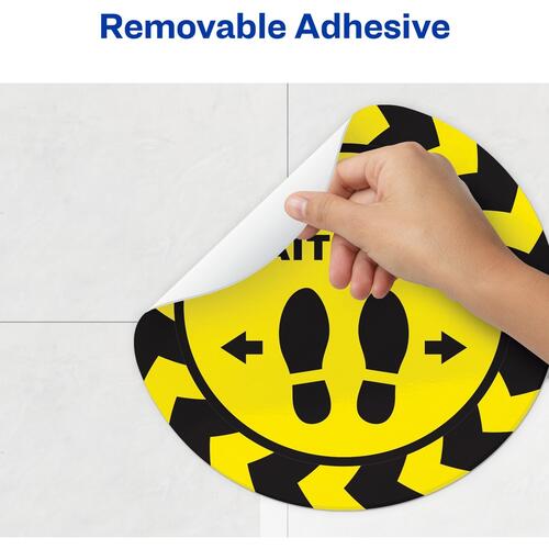 Avery PLEASE WAIT HERE Distancing Floor Decals (83020)