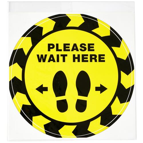 Avery PLEASE WAIT HERE Distancing Floor Decals (83020)