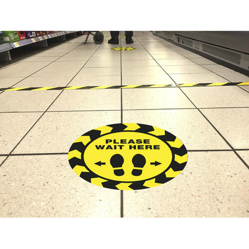 Avery PLEASE WAIT HERE Distancing Floor Decals (83020)