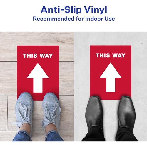 Avery THIS WAY Social Distancing Floor Decals (83091)