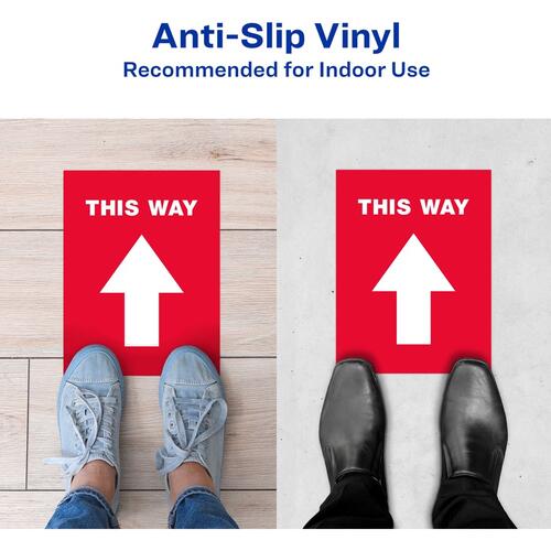 Avery THIS WAY Social Distancing Floor Decals (83091)