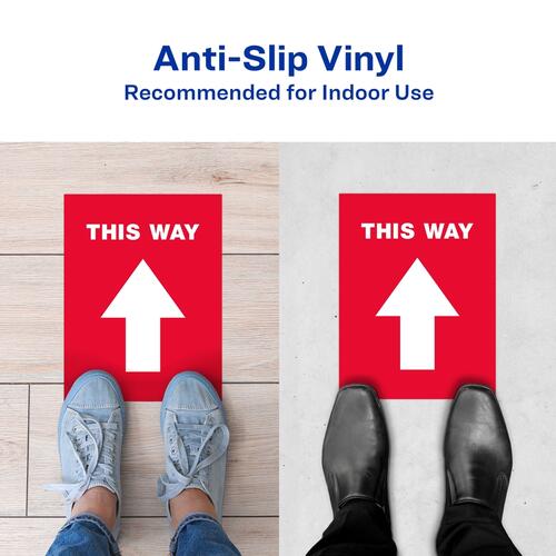Avery THIS WAY Social Distancing Floor Decals (83091)