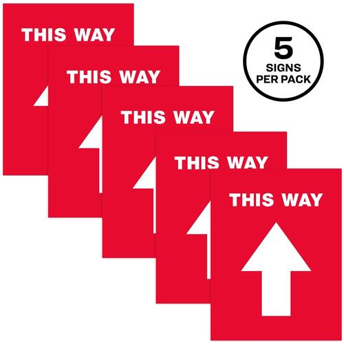 Avery THIS WAY Social Distancing Floor Decals (83091)