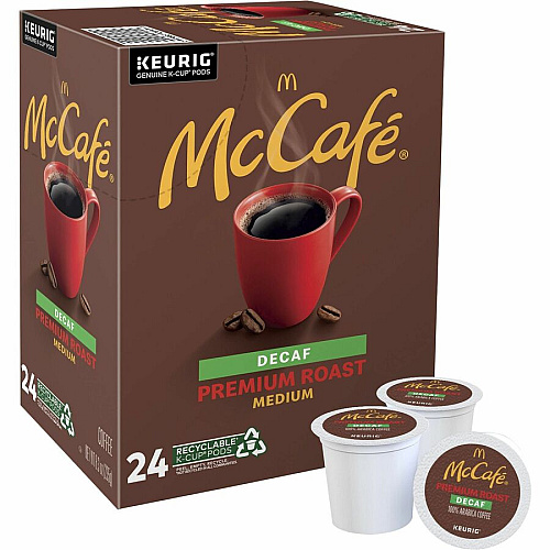 McCafe K-Cup Decaf Premium Roast Coffee (8044)