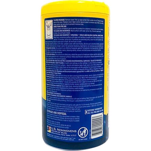 U.S. Nonwovens Disinfecting Redi Wipes (REDIW136CT)