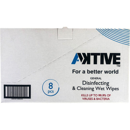 Aktive Disinfecting/Cleaning Wipes (AKWIPEX50)