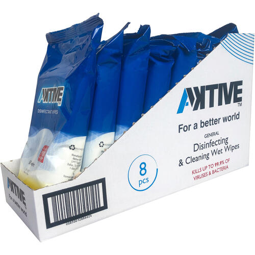 Aktive Disinfecting/Cleaning Wipes (AKWIPEX50)