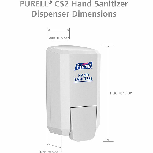 PURELL CS2 Hand Sanitizer Dispenser (4142-06) for CS2 Hand Sanitizer Refills (412106)