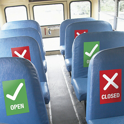 Avery Surface Safe OPEN/CLOSED Table/Chair Decals (83070)