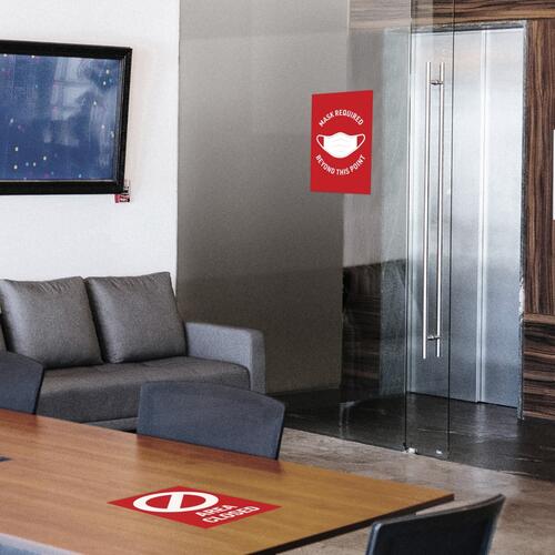 Avery Surface Safe AREA CLOSED Table/Chair Decals (83071)