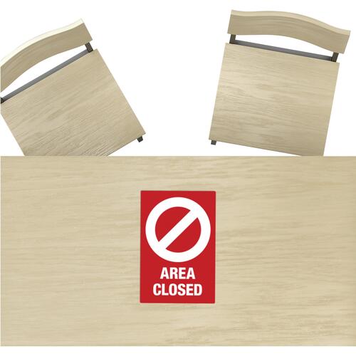 Avery Surface Safe AREA CLOSED Table/Chair Decals (83071)