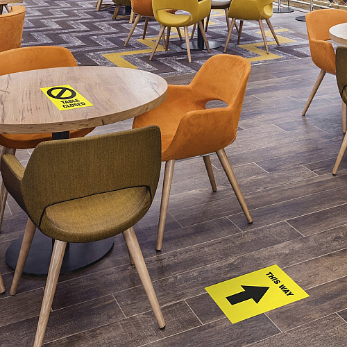 Avery Surface Safe TABLE CLOSED Preprinted Decals (83075)