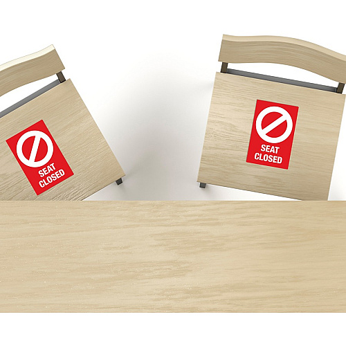 Avery Surface Safe SEAT CLOSED Chair Decals (83076)