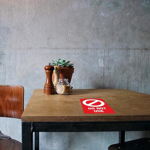 Avery Surface Safe DO NOT USE Table & Chair Decals (83078)