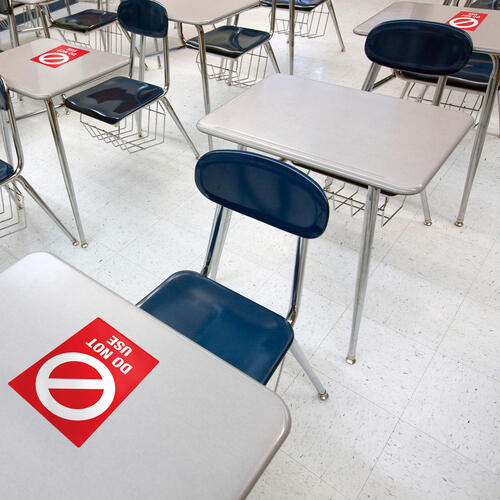 Avery Surface Safe DO NOT USE Table & Chair Decals (83078)
