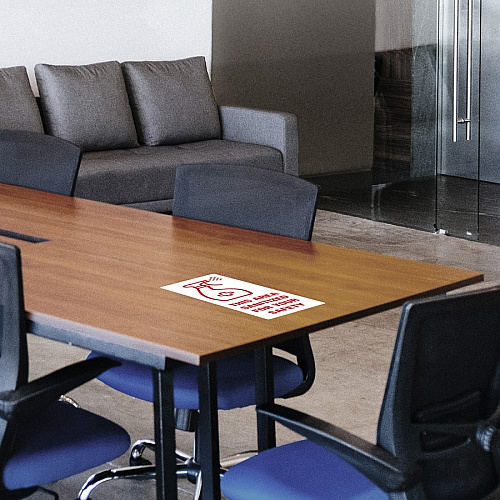 Avery Surface Safe THIS AREA SANITIZED Decals (83080)